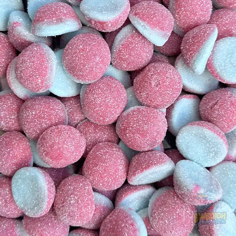 Jelly Filled Sour Blueberry Raspberry Bombs Swedish Candy World