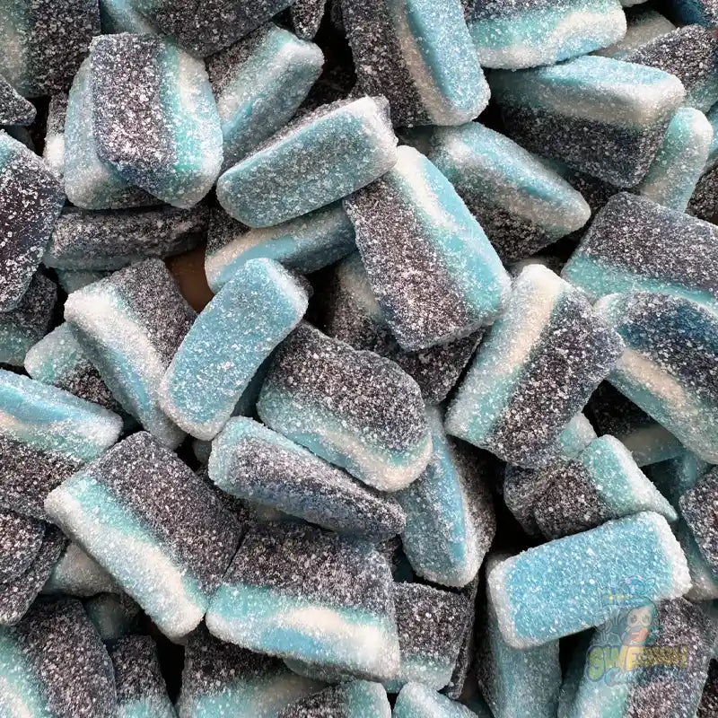 Sour Blue Raspberry Slices Swedish Candy World