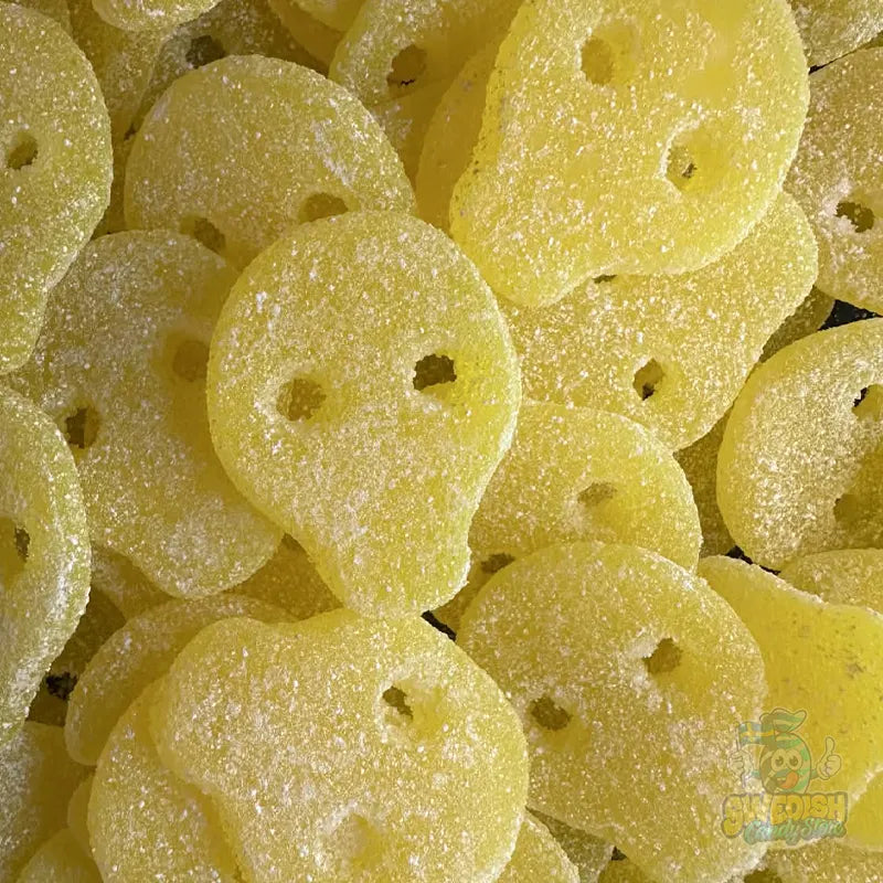 Sour Pineapple skulls Swedish Candy World