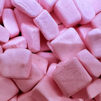 Strawberry Cubes – soft, square-shaped Swedish candy with a sweet and fruity strawberry flavor.